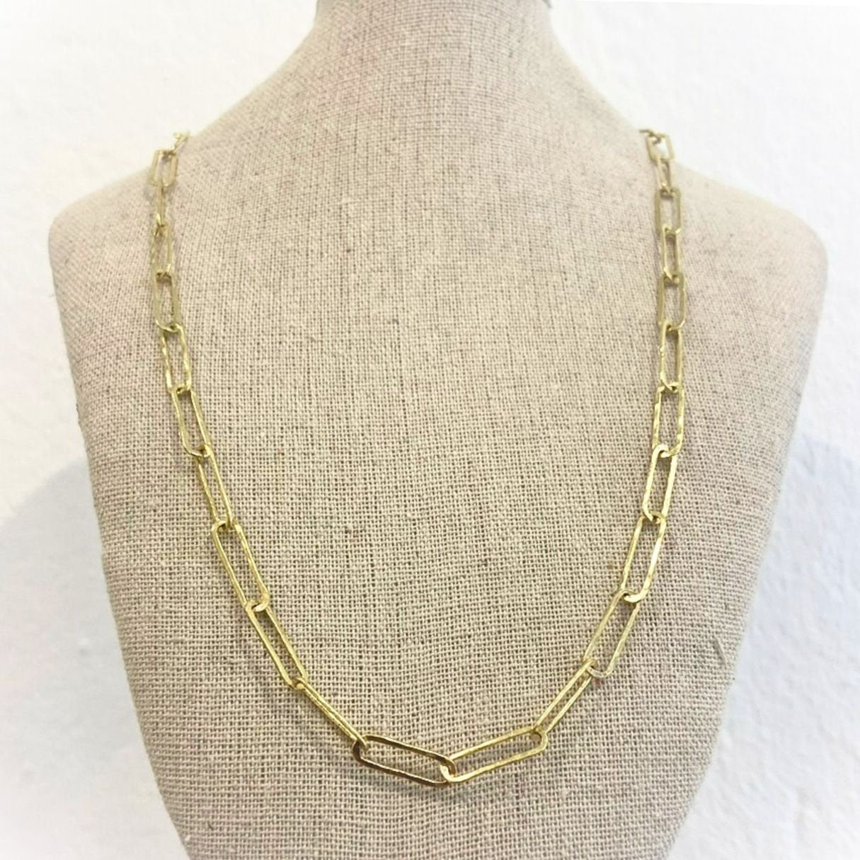 forged link necklace - musa de oro
