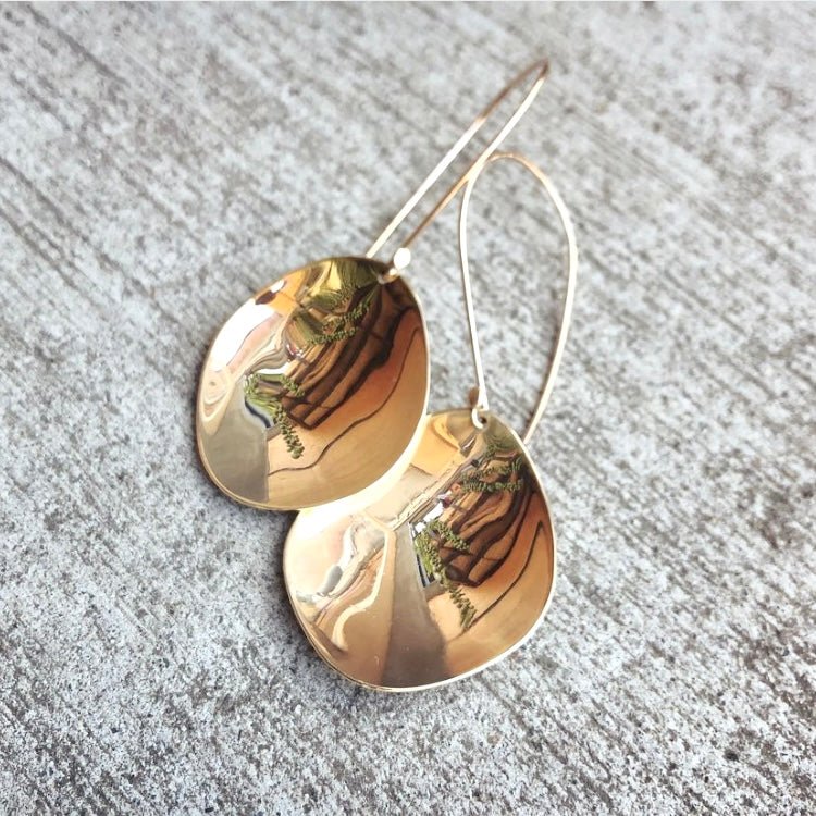 la plana earrings - musa de oro