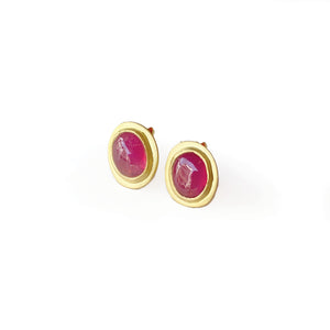 ruby studs