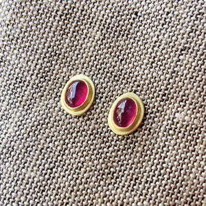 ruby studs